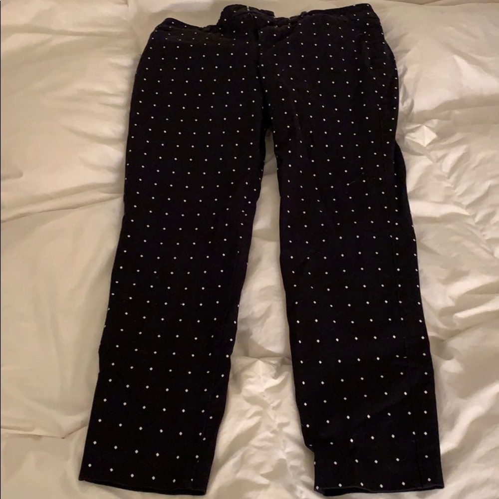 Pixie, ankle length, polka dot pants
